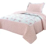 Plumón Bordado Azul Quilt Classic Vekka 1,5 plazas
