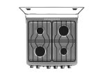 COCINA A GAS LICUADO MABE 4 PLATOS CMC5530AG0 SILVER - Imagen 4