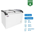 Congelador Industrial Horizontal 273 Litros Blanco SD320Q