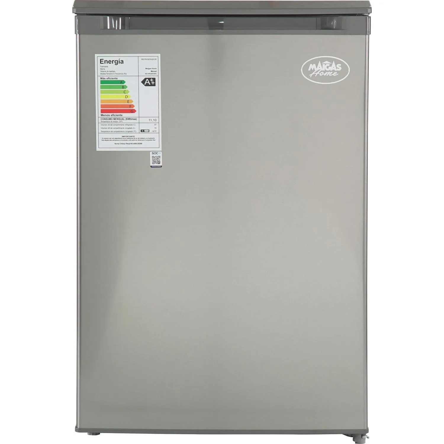 Frigobar Litros Inox HS-147Ree Frigobar Litros Inox HS-147R - Imagen 1