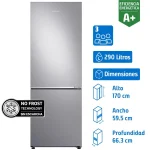 Refrigerador Bottom Freezer No Frost 290 Litros Elegant Inox RB30N4020S8/ZS