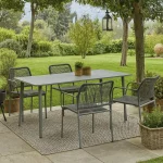 Juego de Terraza Comedor Lepascal 4 Personas Verde - Imagen 2
