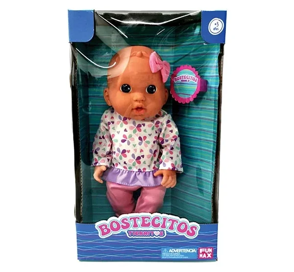 MUÑECA BOSTECITOS TIERNITOS 20 CM 4 SONIDOS