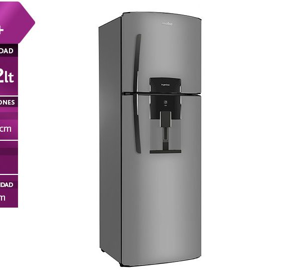 REFRIGERADOR MABE TOP FREEZER NO FROST 292 L RMA300FWUT NF PLATA MABE