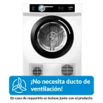 Secadora de Ropa 10 kg Carga Frontal con Evacuación Blanco SEM010VBCL0 - Imagen 4