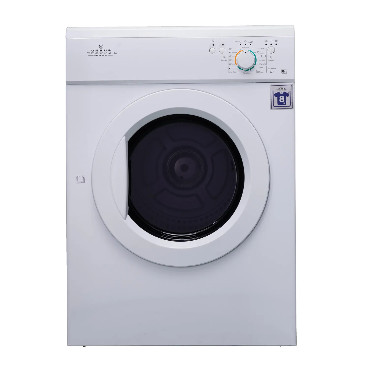 Secadora de Ropa 8 kg Carga Frontal con Evacuación Blanco UT VENT G8K-15P Secadora de Ropa 8 kg Carga Frontal con Evacuación Blanco UT VENT G8K-15P - Imagen 1