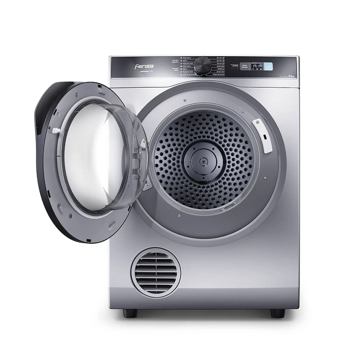 Secadora de Ropa Fensa 9Kg Carga Frontal AutoSense Premium Care Pro 9D Gris liquidadoraderemates.cl 3 Secadora de Ropa Fensa 9Kg Carga Frontal AutoSense Premium Care Pro 9D Gris Con Detalle - Imagen 1