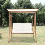 Sillón columpio look bambu 2 personas - Imagen 5