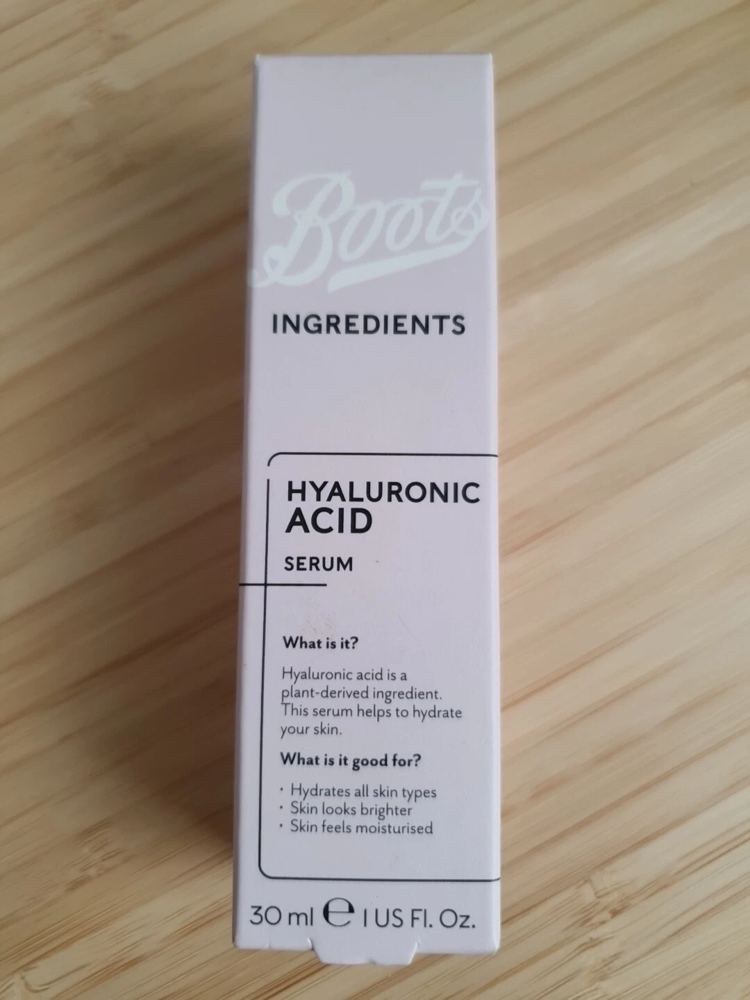 Suero ácido hialurónico Boots Ingredients 30 ml Suero ácido hialurónico Boots Ingredients 30 ml - Imagen 1
