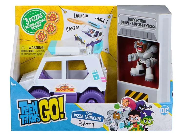 TEEN TITANS AUTO LANZADOR DE PIZZAS1 TEEN TITANS AUTO LANZADOR DE PIZZAS - Imagen 1
