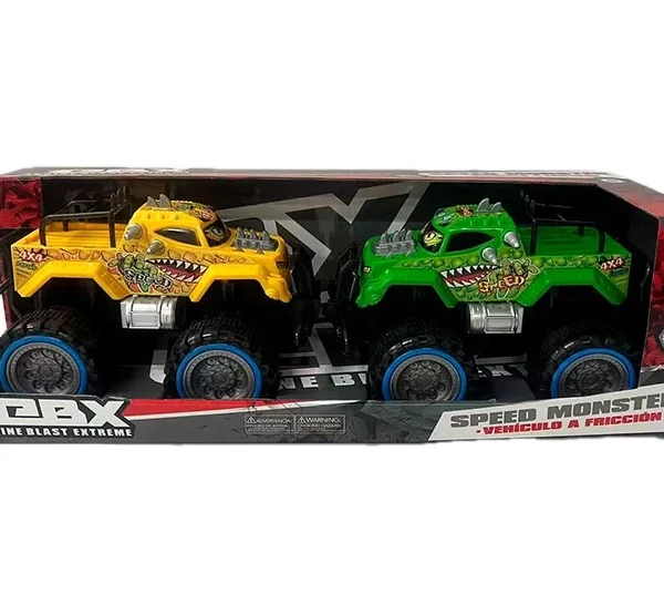 VEHÍCULO EBX 4X4 2PACK VERDE Y AMARILLO