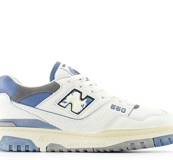 ZAPATILLAS HOMBRE NEW BALANCE URBANO BLANCO BB550VTE CUERO