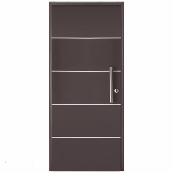 Kit Puerta Exterior Acero galvanizado 90x200 cm 5 P GR WINTEC Izquierda