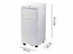 AIRE ACONDICIONADO PORTATIL KENDAL ECO III 9000BTU - Imagen 2