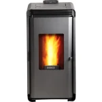 Calefactor Pellet Hera Charcoal