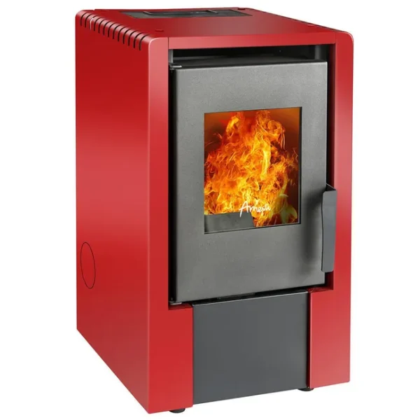 Calefactor Pellet Italy 6100 Rojo