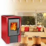 Calefactor Pellet Italy 6100 Rojo - Imagen 3