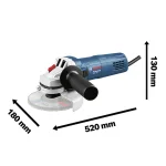 Esmeril angular eléctrico 4,5″ 710 W + 7 Discos BOSCH - Imagen 2