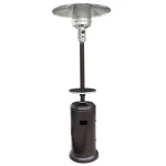 Estufa de Patio a Gas Licuado Acero 11 kg bronce RECCO
