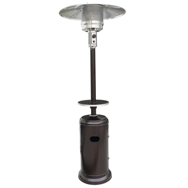 Estufa de Patio a Gas Licuado Acero 11 kg bronce RECCO