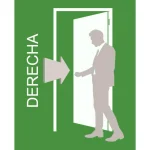 Kit Puerta Exterior Acero galvanizado 80×200 cm 6 Paneles Derecha Blanco - Imagen 3