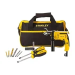 Kit Taladro Percutor 12 700W + accesorios SDH700BA-B2C STANLEY