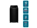 LAVADORA CARGA SUPERIOR FENSA PREMIUM CARE 21 21KG NEGRO