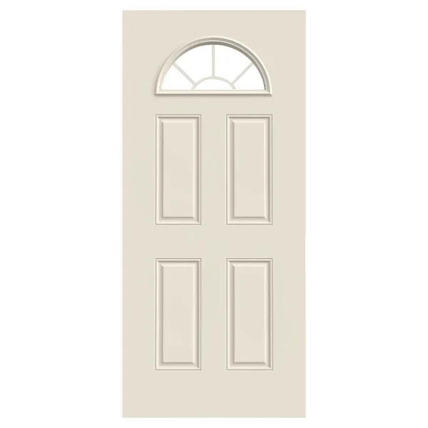 Puerta Media luna Acero 80x200x4,5 Blanco