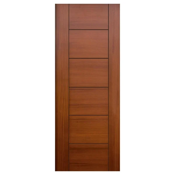 Puerta Interior Enchape Sapelli Barnizada Opera Black 70Cm]200Cm