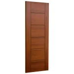 Puerta Interior Enchape Sapelli Barnizada Opera Black 70Cm]200Cm - Imagen 2