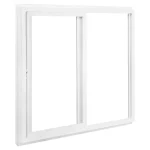 Ventana PVC 121×100 cm monolítico blanco corredera - Imagen 5