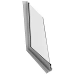 Ventanal monolítico aluminio 150×150 cm mate corredera - Imagen 4