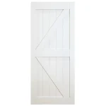 Puerta Corredera MDF/PVC color blanco 91x213x3.5