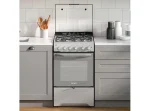 COCINA A GAS FENSA F2808 T 4 PLATOS GRILL GRIS - Imagen 2