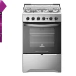 COCINA A GAS MADEMSA M785 T 4 PLATOS GRILL ACERO
