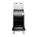 COCINA A GAS MIDEA MFO-MG20TCSSL 4 PLATOS PLATA - Imagen 2
