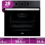 HORNO ELÉCTRICO TEKA HBB-510 BK NEGRO EMPOTRABLE