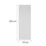 Puerta Bostonian Acero 70x200x4,5 C/6 Paneles Blanco MULTIMARCA