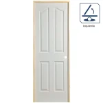 Puerta Lista HDF Kiyen Precolgada apertura izquierda 75x200 cm