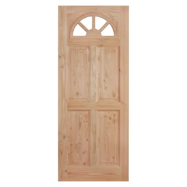 Puerta Exterior pino oregón ibiza 80x200 Holztek
