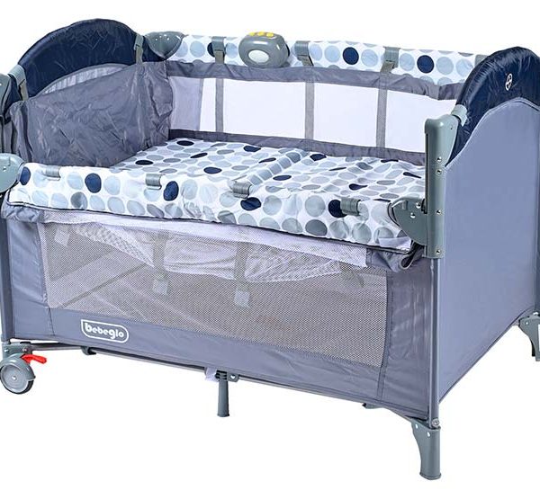 CUNA COLECHO BEBEGLO PACK&PLAY RS-6190-1 METAL AZU