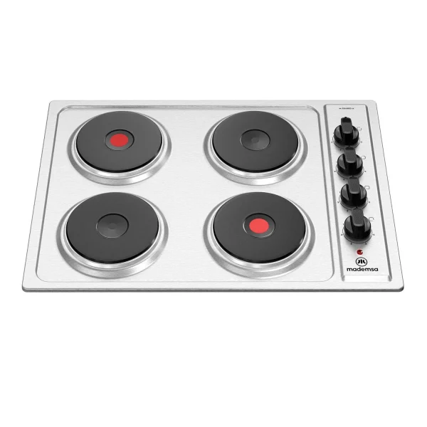 Encimera Eléctrica 4 Platos Inox M EE48ED A