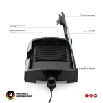 Parrilla Eléctrica 1500 W Negro TH-224 - Imagen 3