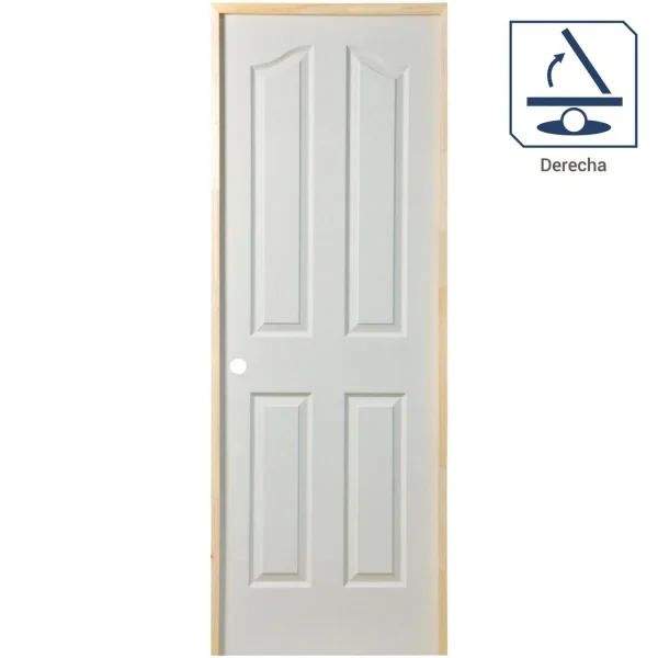 Puerta Lista HDF Kiyen Precolgada 70cm_200cm