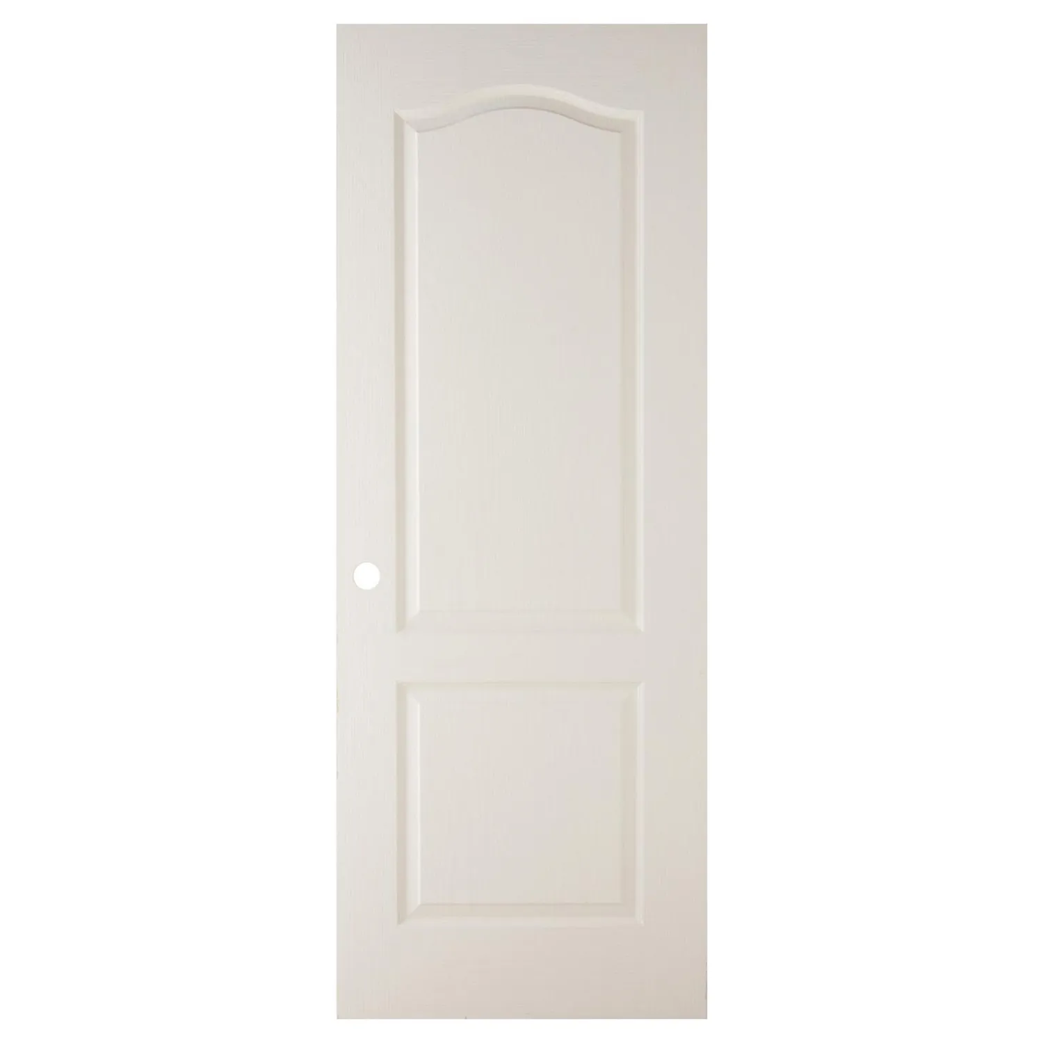 Puerta Prestige HDF con 2 Paneles con Perforación Blanco Prepintadap Puerta Interior HDF 60×200 cm HDF 2 Paneles Blanco - Imagen 1