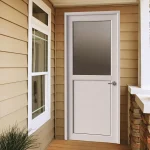 Puerta Vidriada PVC 75x200 cm ANDINA DER Blanco