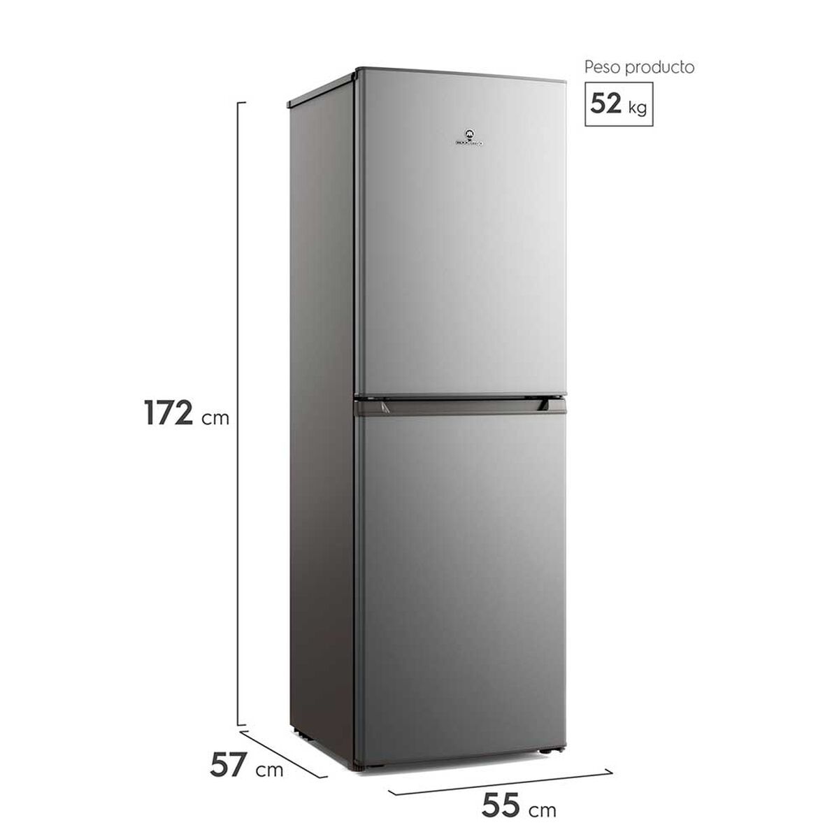 Refrigerador Mademsa MED250 Bottom Freezer 248 ltso Refrigerador Mademsa MED250 Bottom Freezer 248 lts - Imagen 1