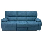 SOFA RECLINABLE ELECTRICO RELAXLINE 3 CUERPOS AZUL CON PUERTO USB
