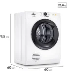 SECADORA DE ROPA POR VENTILACIÓN MADEMSA 9D BZG 9KG BLANCO