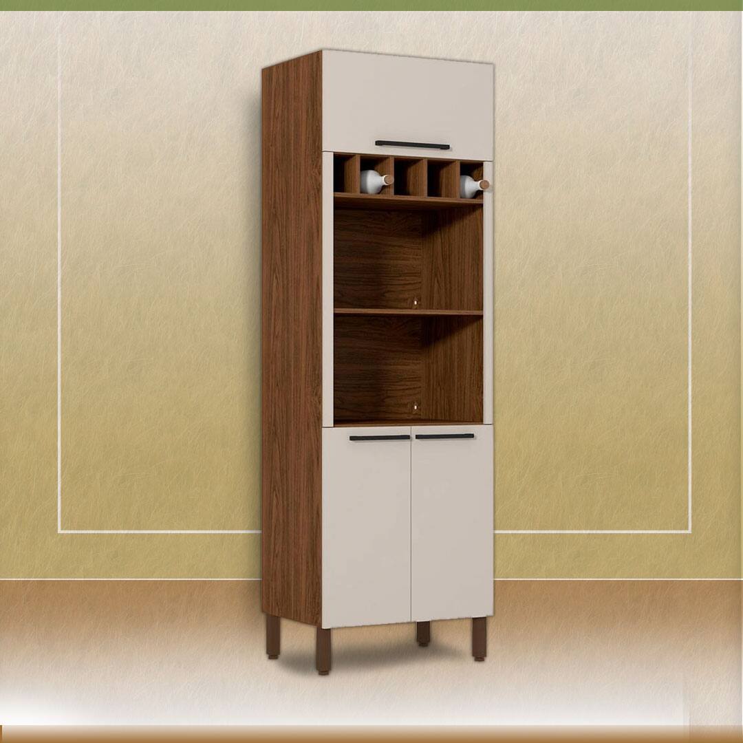 bc355687-5395-4ffd-85fb-b5a2d8c07052 Paneleiro Viv Concept com 3 Portas e 3 Prateleiras - Imagen 1